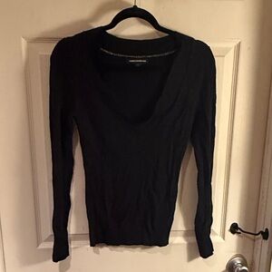 Express Women's Black Long Sleeve Sweater